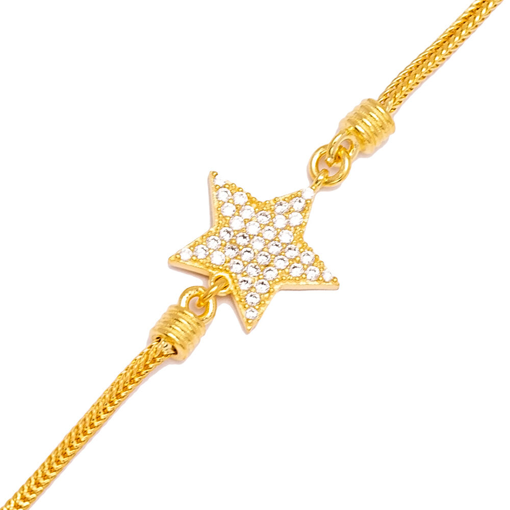 Star Charm 925 Sterling Silver Handmade Wholesale Turkish Charm Bracelet  Jewelry