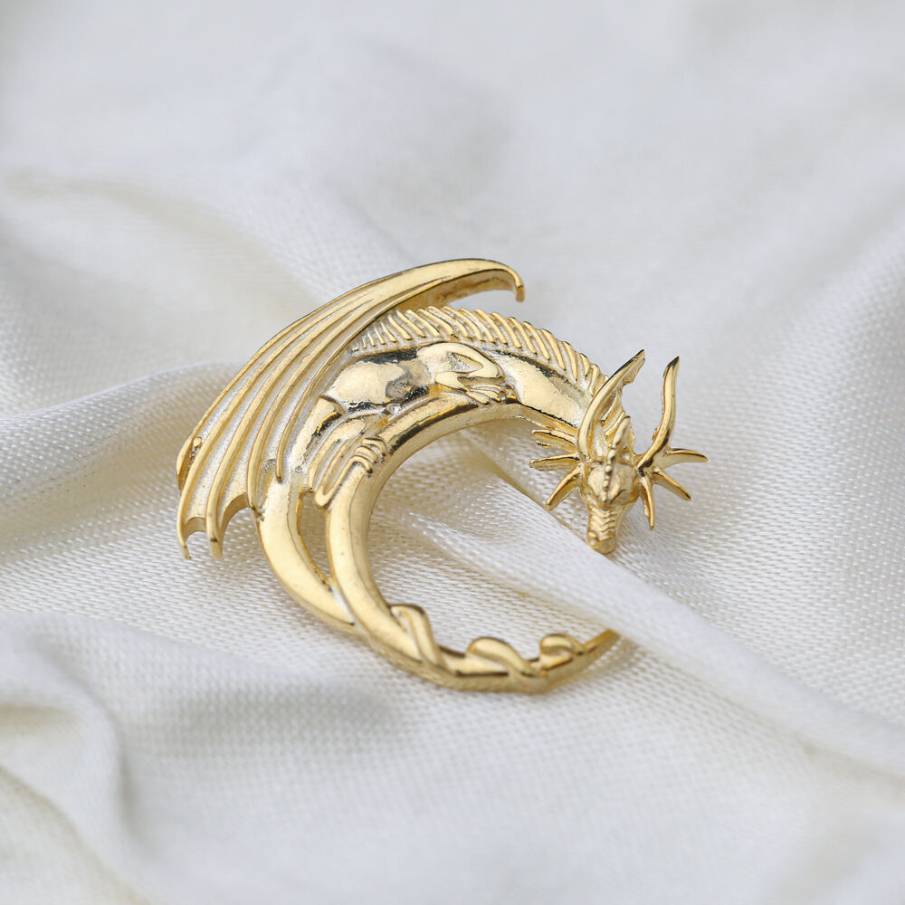 Dragon Animal Charm 925 Sterling Silver Handmade Wholesale Turkish Jewelry