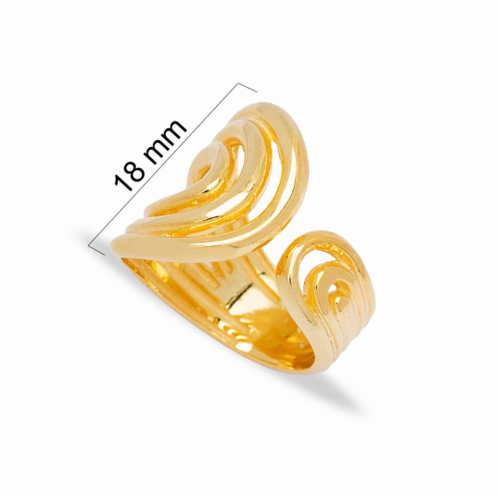 Plain Unique Design Different Style Ring Wholesale Turkish 925 Sterling Silver Jewelry