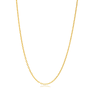 30 Force Gold Plated Chain Silver Necklace
