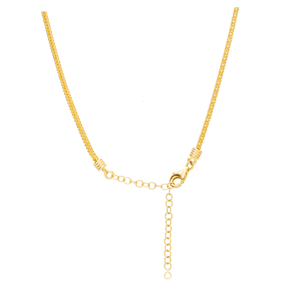 Dainty Foxtail Chain Elegant Snake Chain 925 Sterling Silver Turkish Wholesale Jewelry
