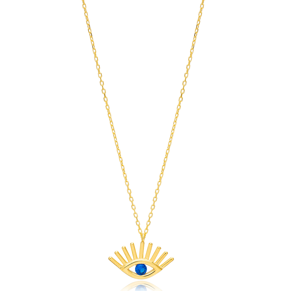 Evil Eyes Design In Turkish Wholesale 925 Sterling Silver Pendant