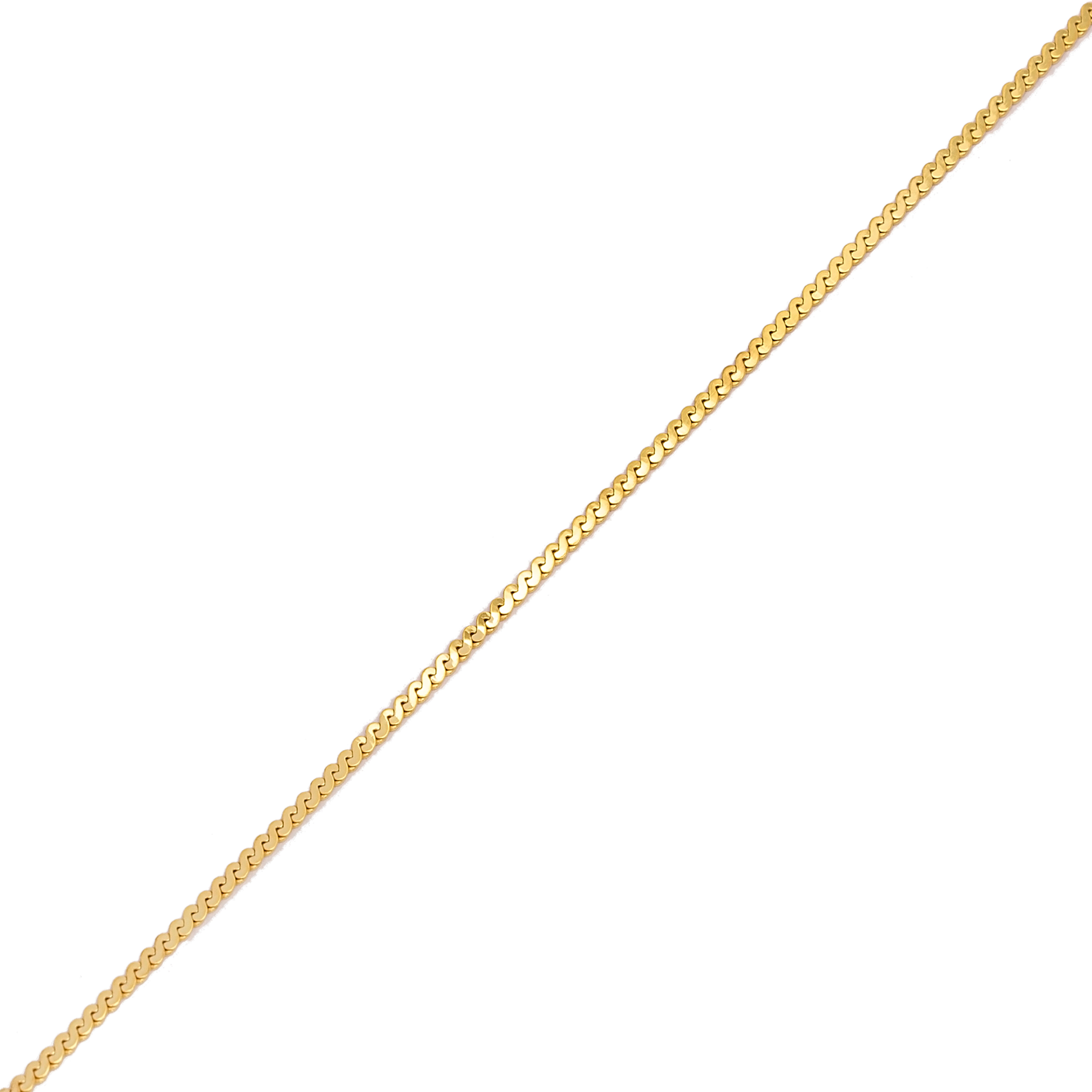 Thin Serpentine Chain 1.6 mm Bracelet Elegant Wholesale 925 Sterling Silver Jewelry