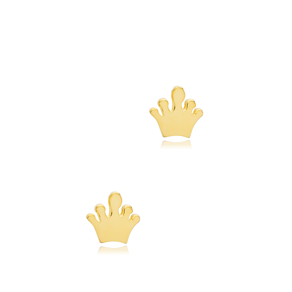 Crown Stud Earring Sterling Silver Wholesale Handcrafted Silver Jewellery