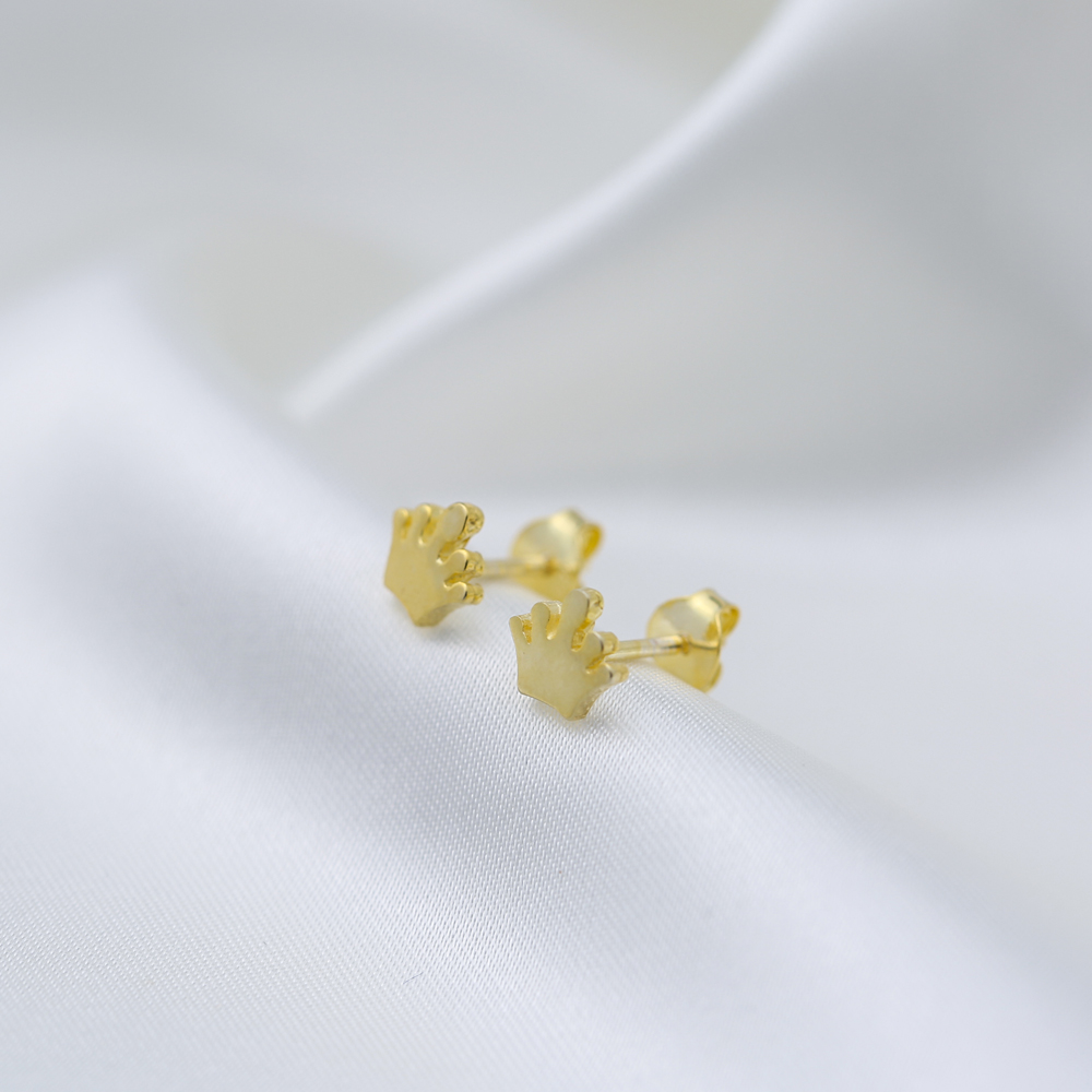 Crown Stud Earring Sterling Silver Wholesale Handcrafted Silver Jewellery