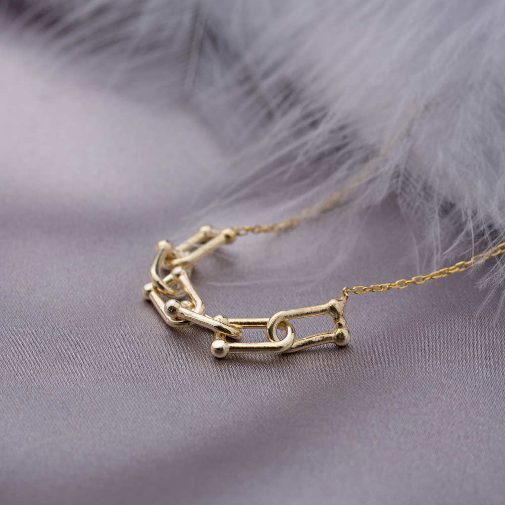 Unique Design Popular Chain Necklace Pendant Wholesale Turkish Handmade Trendy 925 Sterling Silver Jewelry