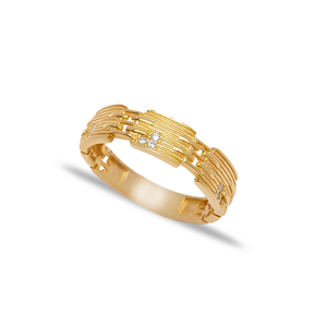 Trendy Minimalist CZ Stone Ring Wholesale Jewelry From Turkey 925 Sterling Jewellery