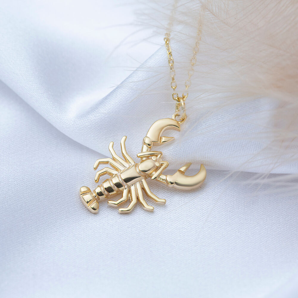 Plain Lobster Necklace Silver Jewelry Wholesale Pendant