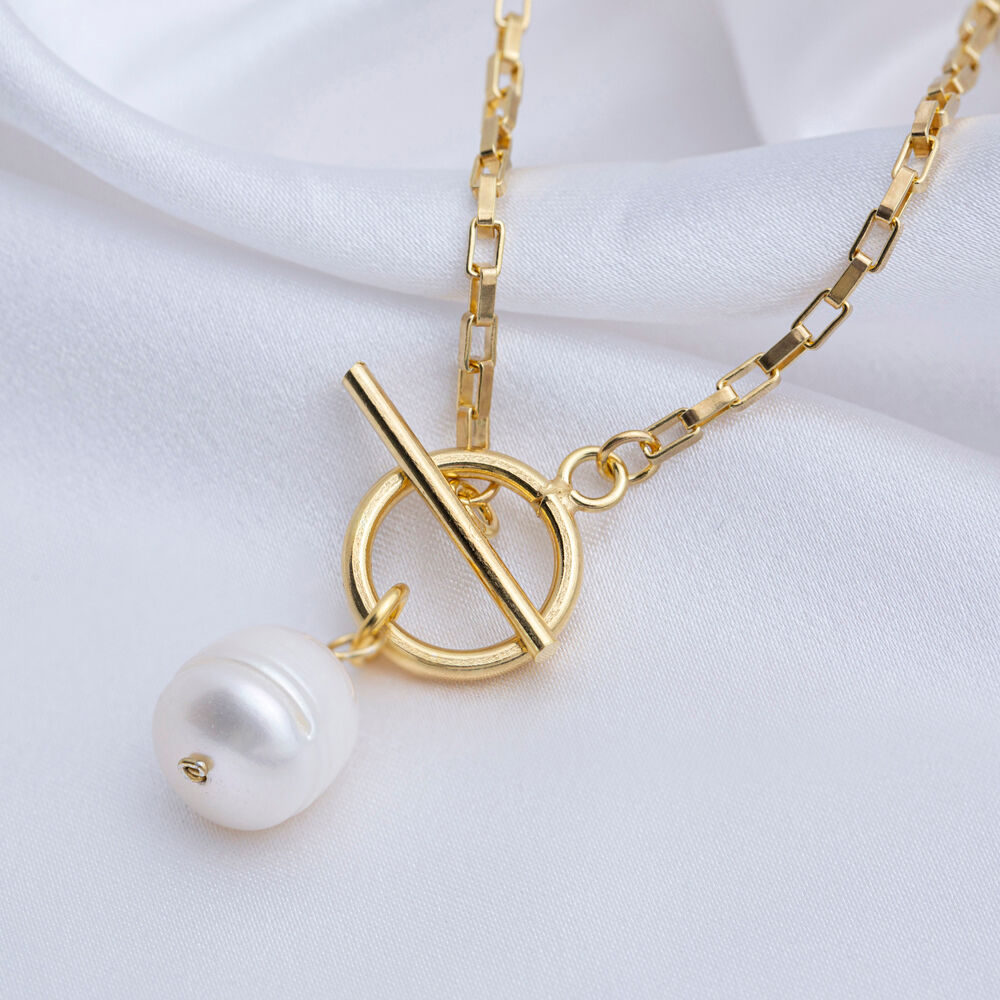 Pearl Dainty Charm Necklace