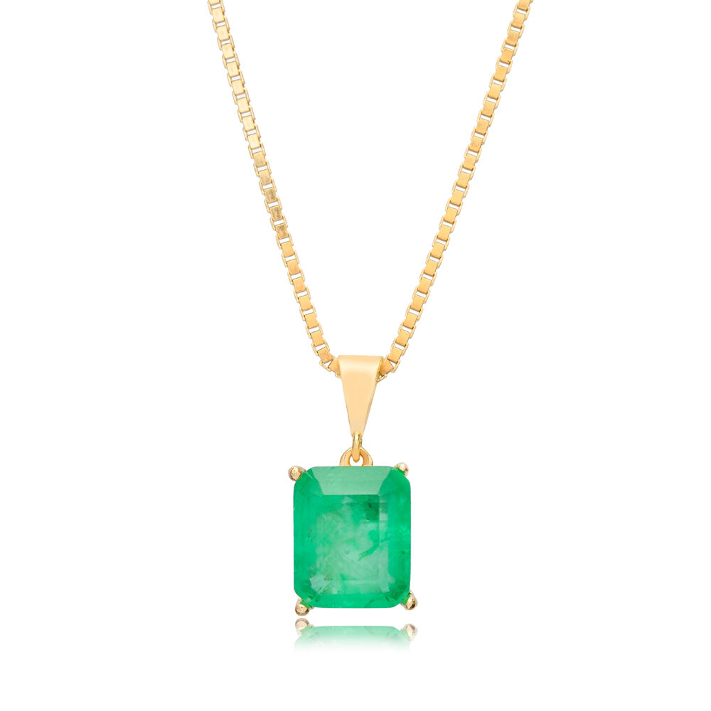 Paraiba Natural Stone Rectangle Design Charm Necklace Handmade Wholesale 925 Sterling Silver Jewelry