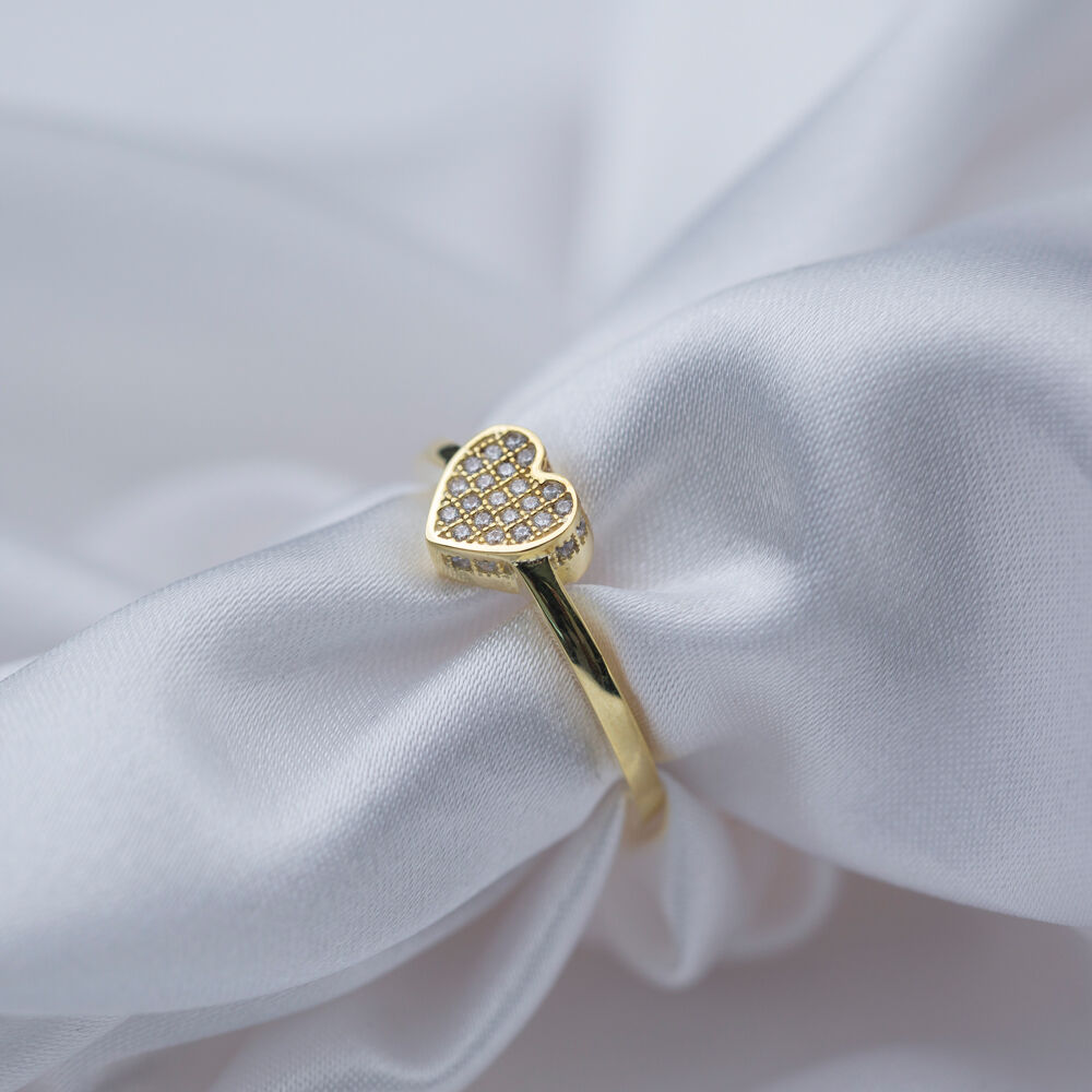 Cute Heart Shape Wholesale 925 Sterling Silver Jewelry Ring