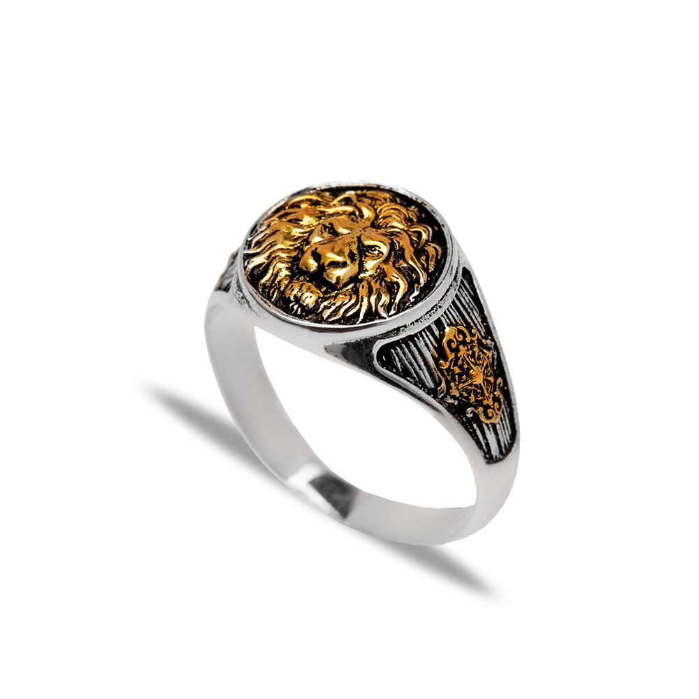 King of Lion Design Classic Men Ring 925 Silver Jewelry