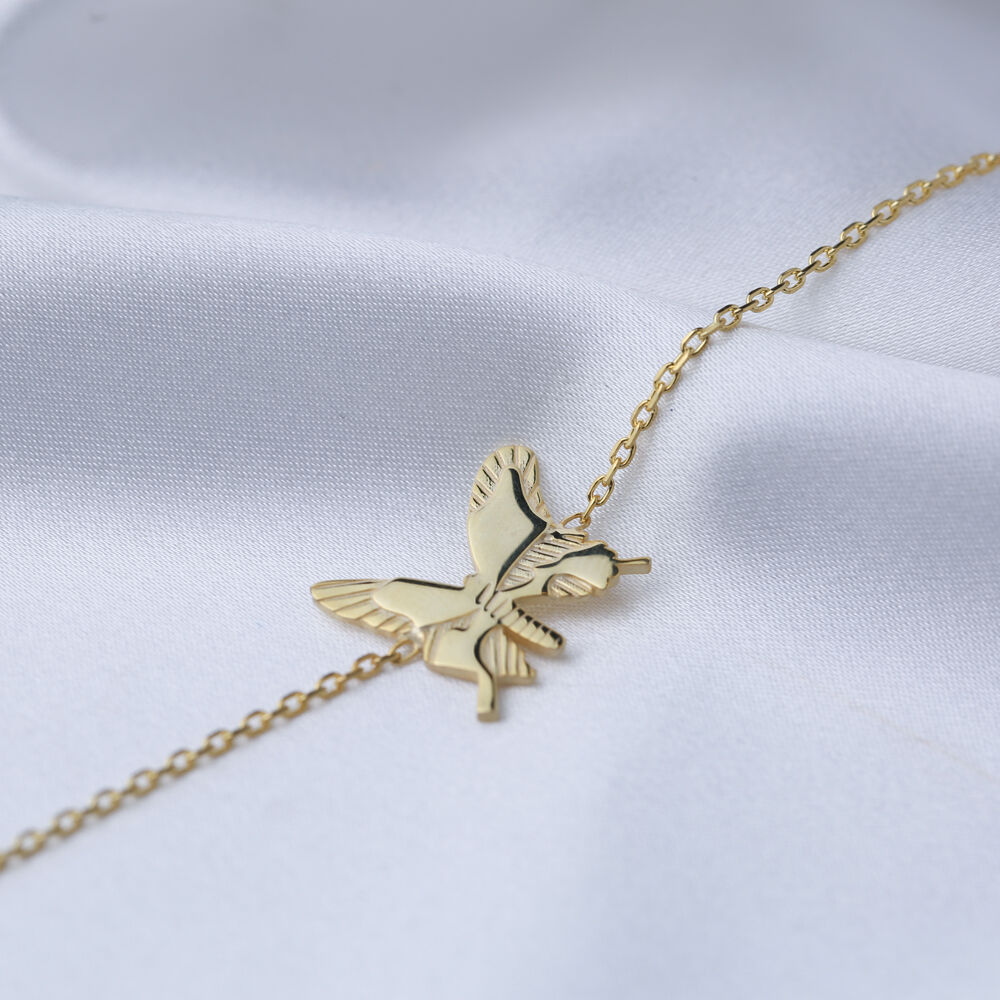 Plain Butterfly Design Charm Bracelet Silver Jewellery