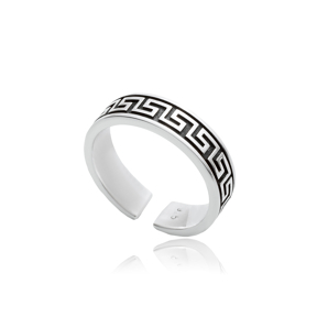Greek Symbol Men Ring Collection Wholesale Silver Jewelry