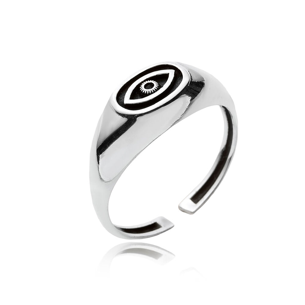 Eye of Ra Symbol Men Ring Collection Handmade Silver Jewelry
