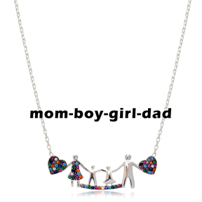 Mother, Father and Boy, Girl