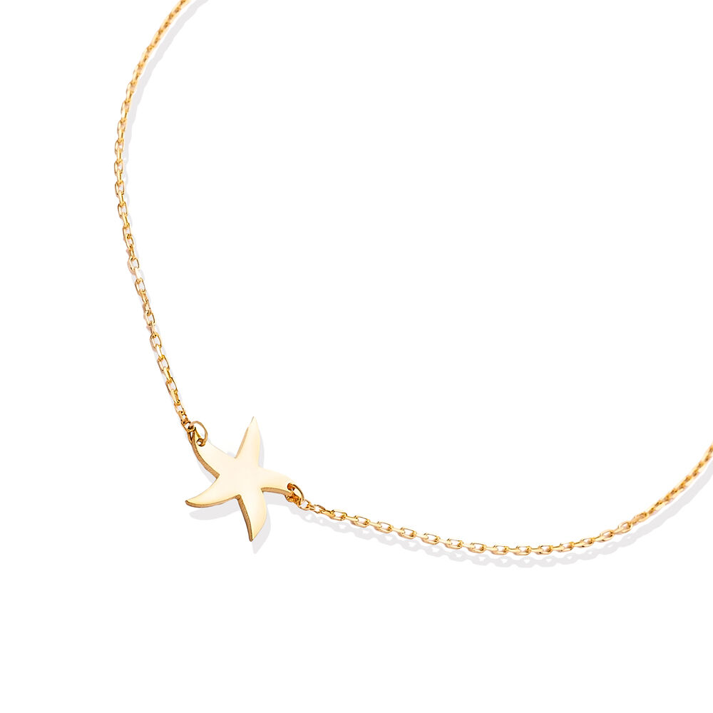 Starfish Design Plain Wholesale Silver Anklet Foot Bracelet