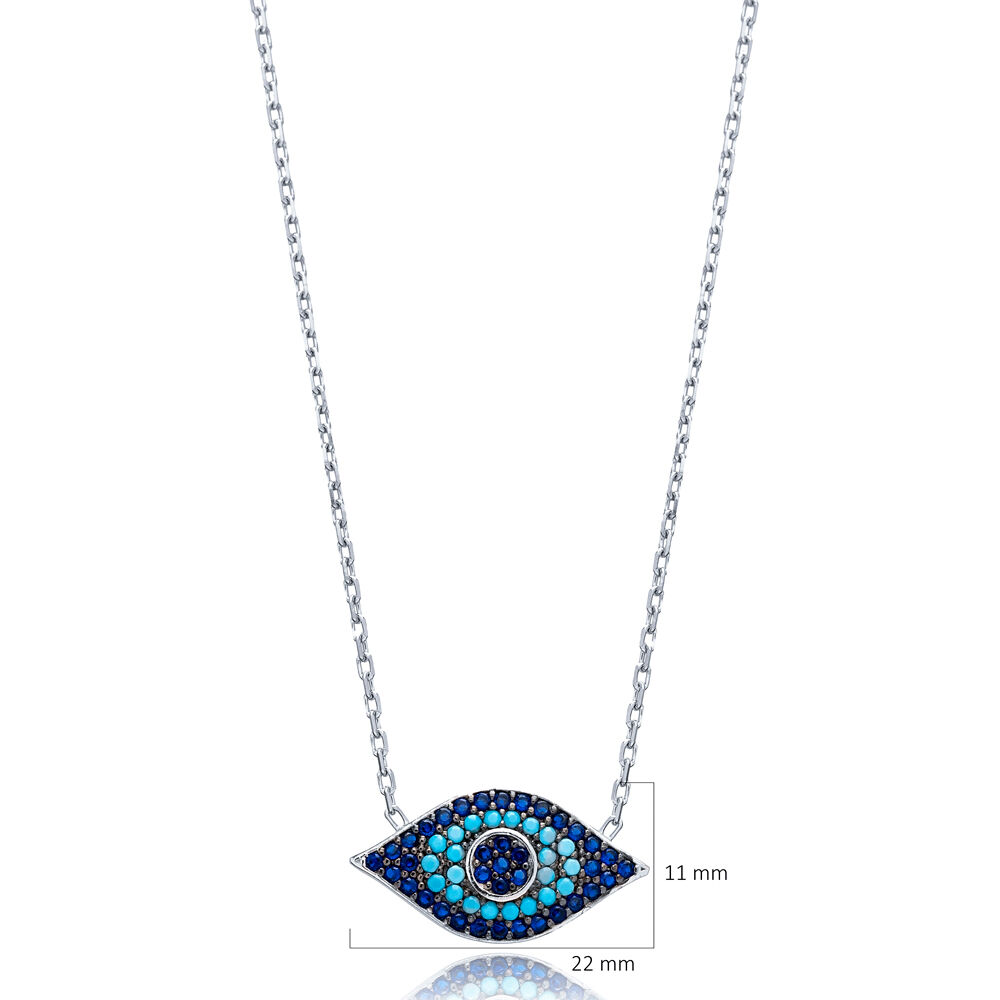 Evil Eye Pendant Turkish Wholesale Sterling Silver Jewelry