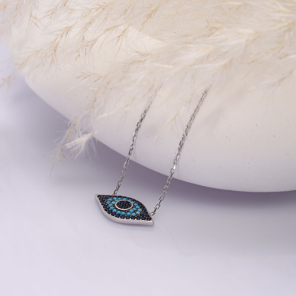 Evil Eye Pendant Turkish Wholesale Sterling Silver Jewelry