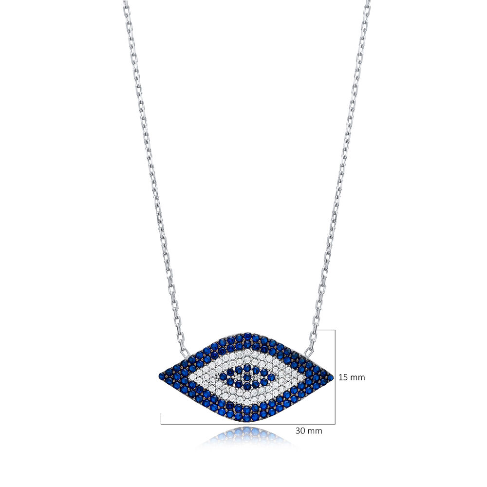 Evil Eye Pendant Turkish Wholesale Sterling Silver Jewelry