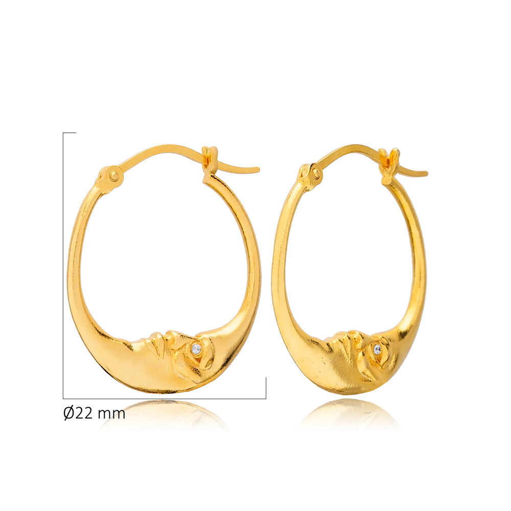 Silver 22k Gold Plated Vintage Earrings Wholesale 925 Silver Jewelry