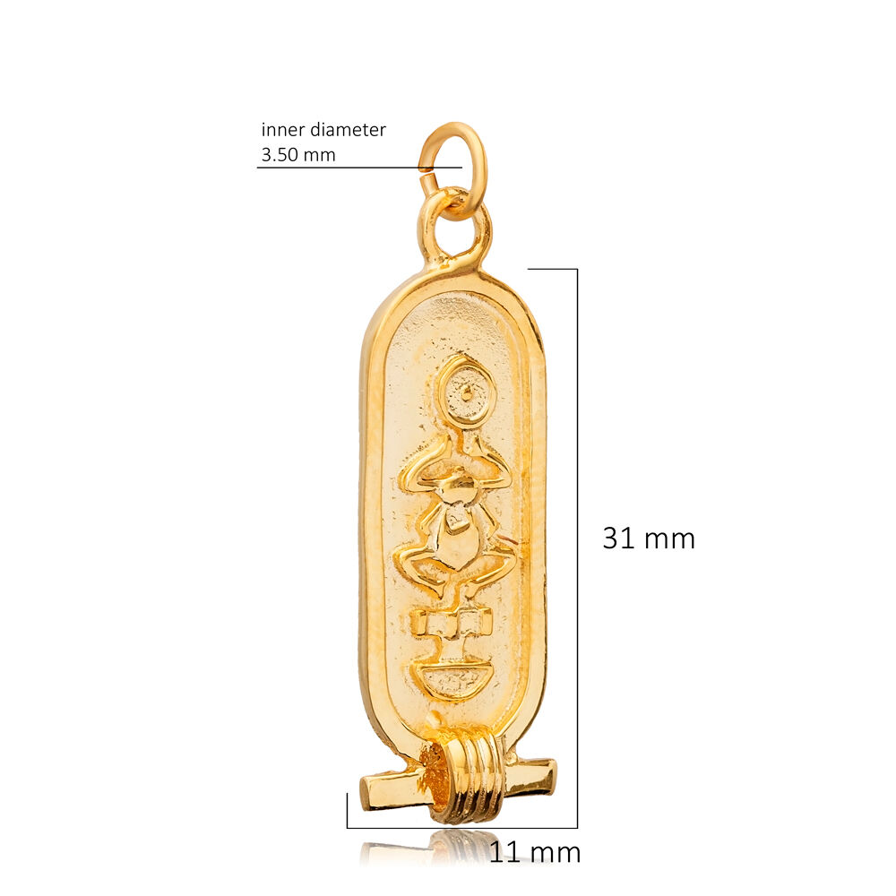 Egyptian cartouche Pendant Charm Luck Symbol