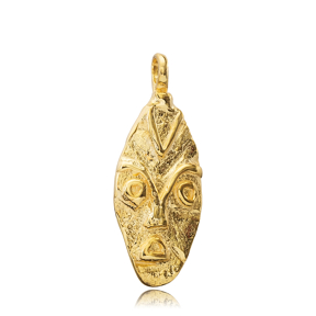 Unique Design Gold Plated Silver Charm Pendant