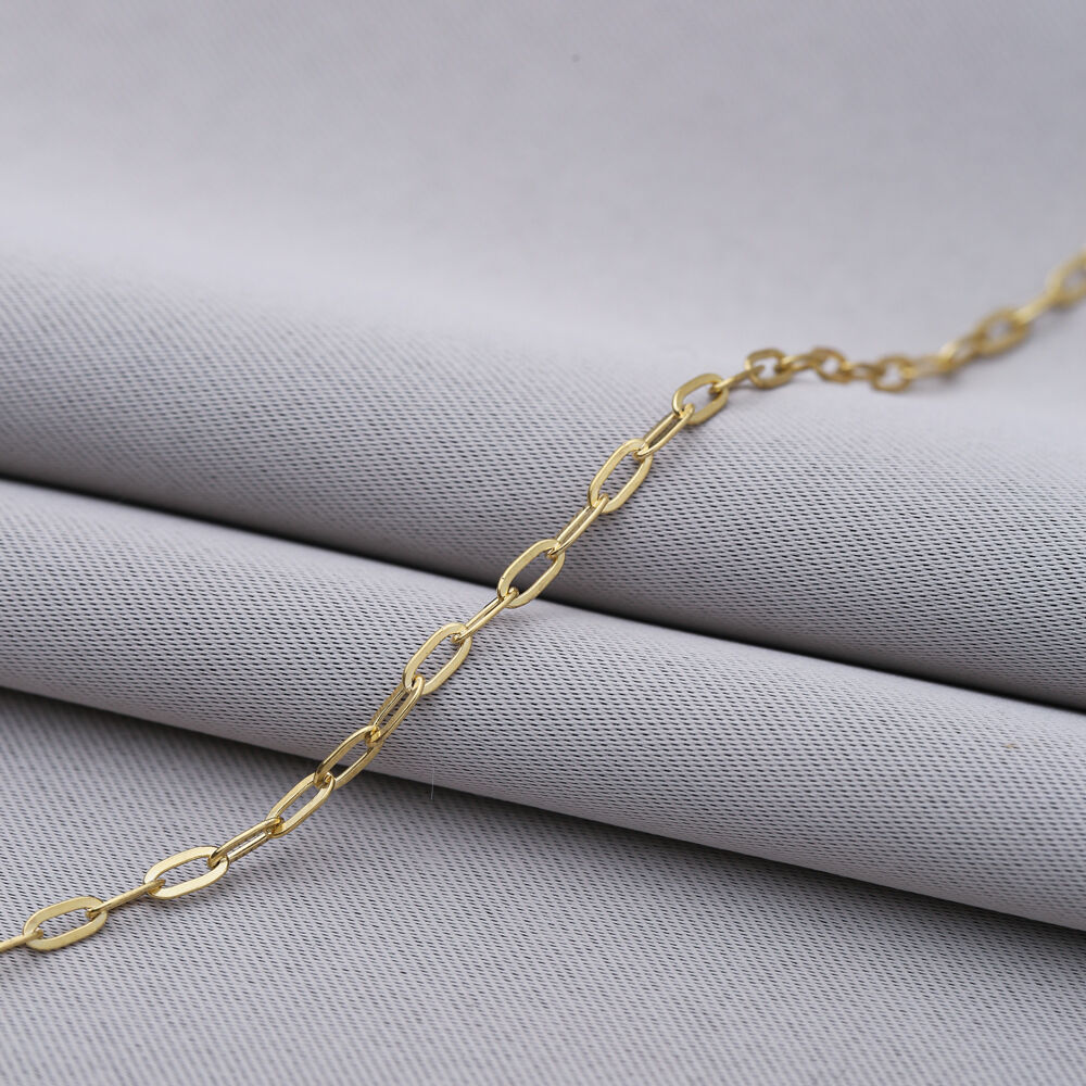 Simple Design Wholesale Sterling Silver Jewelry Chain Bracelet