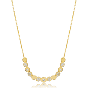 Round Turkish Charm Wholesale Silver Pendant Necklace
