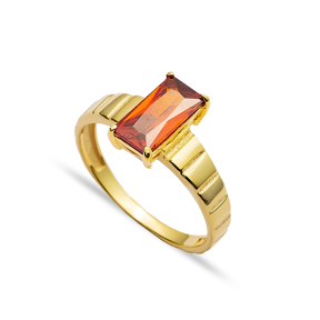 Garnet CZ Cluster Ring Silver Jewelry