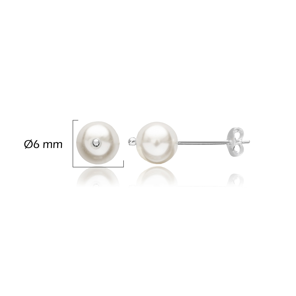 Pearl Stud Earrings