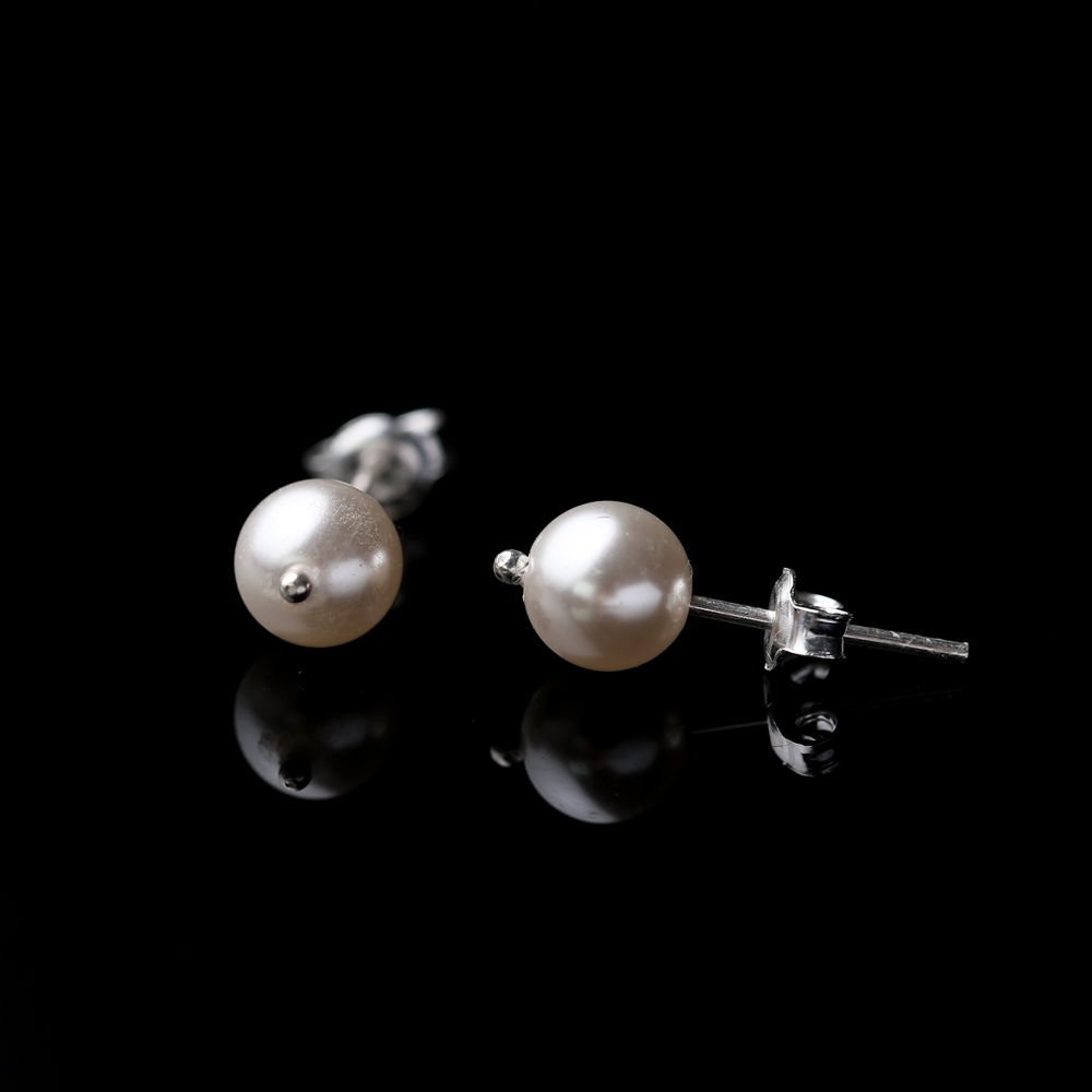 Pearl Stud Earrings