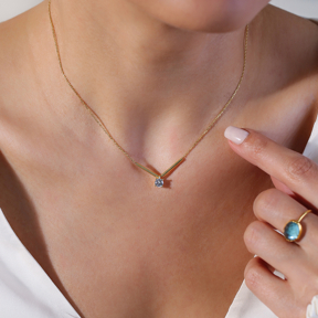 Round Charm Handmade Silver Charm Necklace