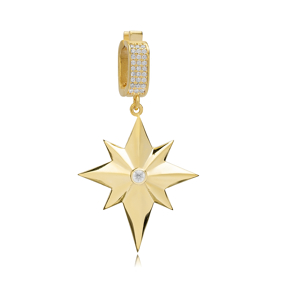 North Star Design CZ Charm for Bangle
