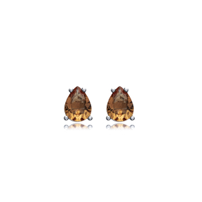 Pear Design Zultanite Silver Stud Earrings