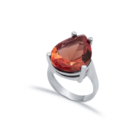 15x20 mm Pear Zultanite 925 Cluster Ring