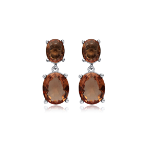 Zultanite Oval Cluster Earrings