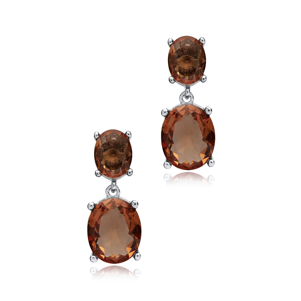 Zultanite Oval Cluster Earrings