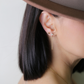 North Star Stud Earring Silver Jewelry