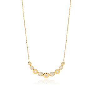 CZ Stone Round Turkish Wholesale Necklace