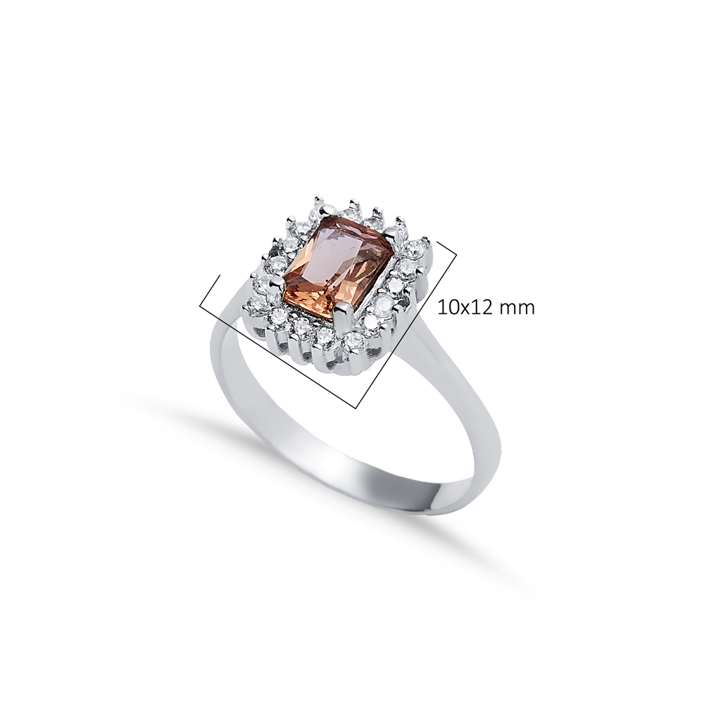 Rectangle Design Ring Zultanite Jewelry