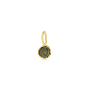 August Birthstone Peridot Charm Wholesale Handmade Turkish 925 Silver Sterling Jewelry