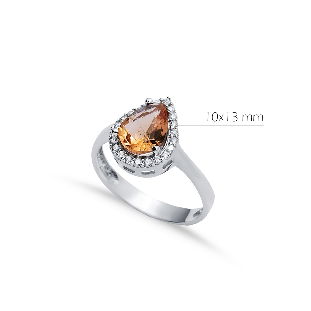 Pear Design Classic Zultanite Ring Jewelry