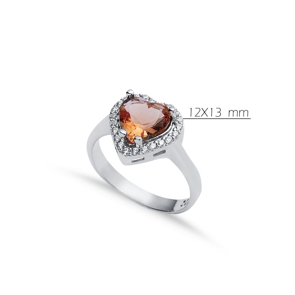 Heart Design Zultanite Ring Jewelry