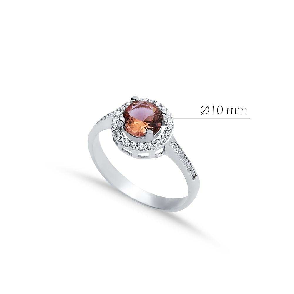 Tiny Round Design Zultanite Ring Jewelry