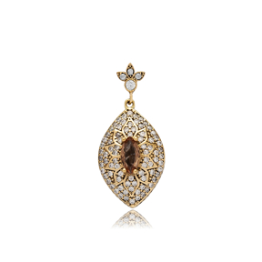 Zultanite Marquise Silver Ottoman Pendant