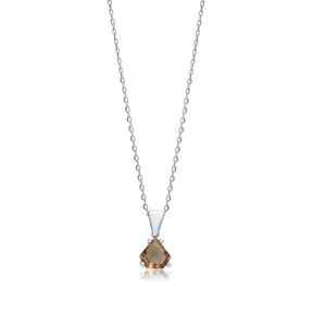 Diamond Zultanite Jewelry Charm Necklace