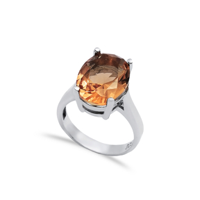 12x16 mm Oval Shape Silver Zultanite Ring