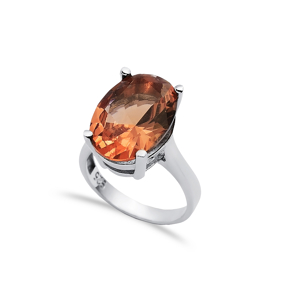 13x18 mm Oval Shape Silver Zultanite Ring