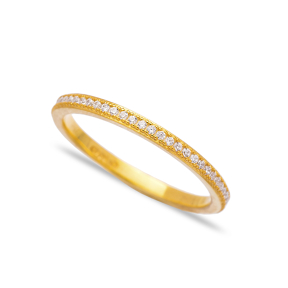 Stacking Skinny Ring Wholesale Turkish Handcrafted 925 Sterling Silver Jewelry